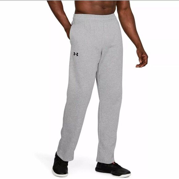 Under Armour Hustle Fleece Pant Gray Men's Size 3XL‎ 1300124-025 New - Picture 1 of 7